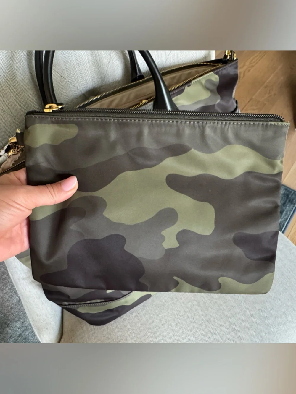 Pottery Barn Kids Mark & Graham Camo Diaper Bag
